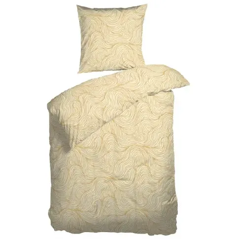 Bilde av best pris Sengetøy - 140x200 cm - Daybreak Honey - 100% bomull - Night &amp; Day Sengetøy ,  Enkelt sengetøy , Enkelt sengetøy 140x200 cm