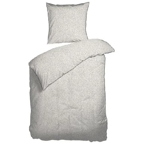 Bilde av best pris Sengetøy - 140x200 cm - sengesett med leopardtrykk - Leosand - 100 % økologisk bomull - Night &amp; Day Sengetøy ,  Enkelt sengetøy , Enkelt sengetøy 140x200 cm
