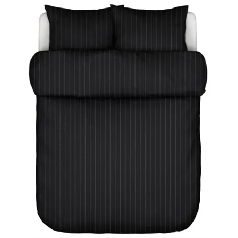 Bilde av best pris Sengetøy - 200x220 cm - Jora Black - Svart - 100% bomullsateng - Marc O'Polo Sengetøy , Dobbelt sengetøy , Dobbelt sengetøy 200x220 cm