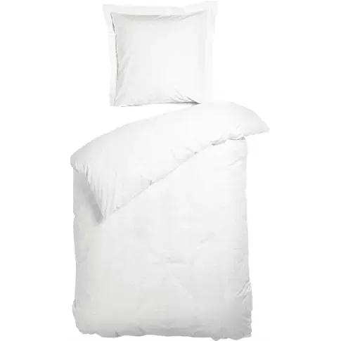 Bilde av best pris Sengetøy - 200x220 cm - Opal hvit - 100 % bomullsateng - Night &amp; Day Sengetøy , Dobbelt sengetøy , Dobbelt sengetøy 200x220 cm