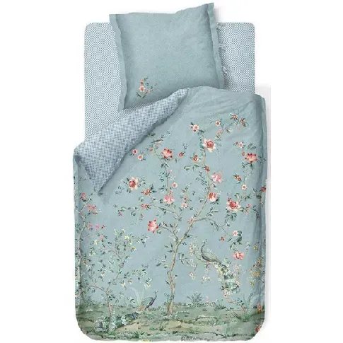 Bilde av best pris Sengetøy - Pip Studio - Okinawa Blue - 140x200 cm Sengetøy ,  Enkelt sengetøy , Enkelt sengetøy 140x200 cm