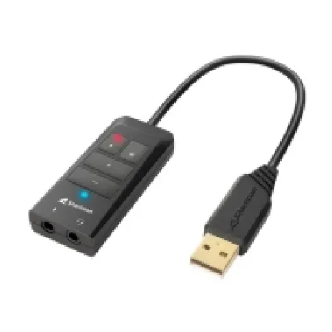 Bilde av best pris Sharkoon SB2 - Lydkort - USB - CMedia CM108B PC-Komponenter - Lydkort