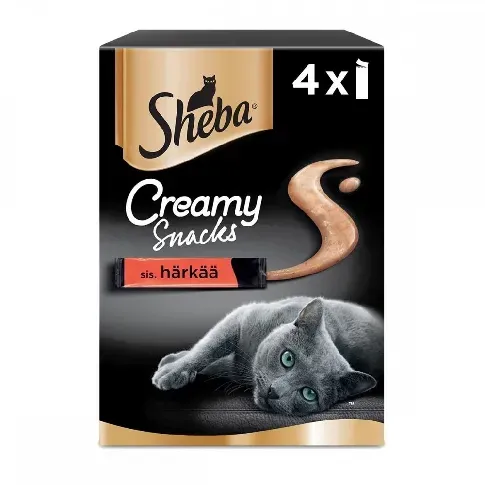 Bilde av best pris Sheba Creamy Snack Okse 4x12 g Katt - Kattegodteri