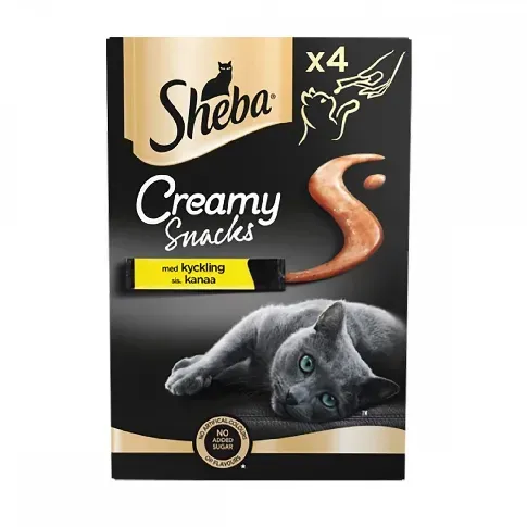 Bilde av best pris Sheba Creamy Snacks Kylling 4x12 g Katt - Kattegodteri