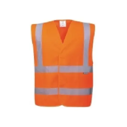 Bilde av best pris Sikkerhedsvest Portwest C470, orange, str. XXL/XXXL Klær og beskyttelse - Refleks arbreidstøy