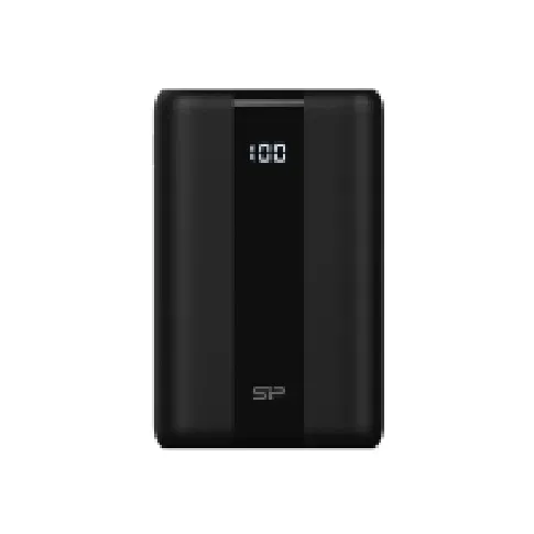 Bilde av best pris Silicon Power QX55 - Strømbank - 30000 mAh - 3 A - PD, QC 3.0, SCP, VOOC - 4 utgangskontakter (3 x USB-type A, 24 pin USB-C) - på kabel: USB-C - svart Tele & GPS - Batteri & Ladere - Kraftbanker