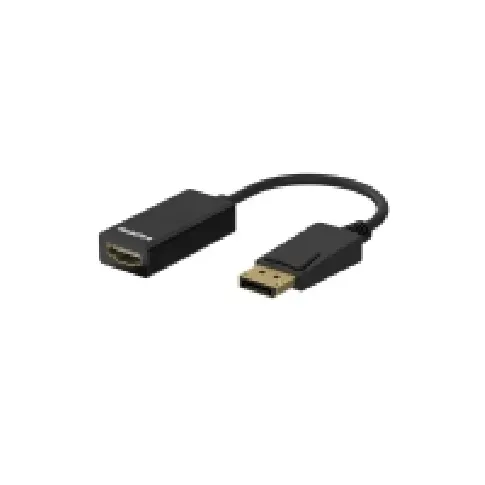 Bilde av best pris Sinox DisplayPort™ - HDMI™ adapter. 0,1m. Sort PC tilbehør - Kabler og adaptere - Datakabler