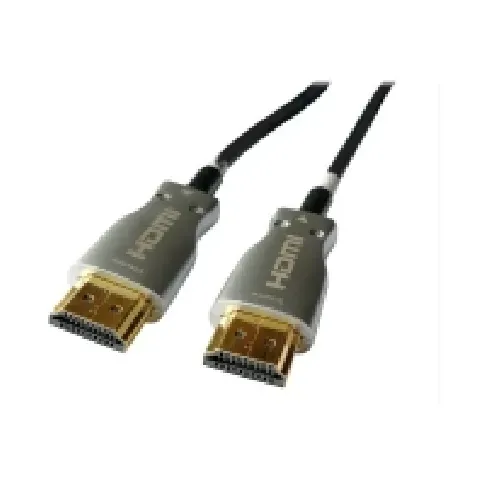 Bilde av best pris Sinox - High Speed - HDMI-kabel med Ethernet - HDMI hann til HDMI hann - 100 m - fiberoptisk - 4K-støtte PC tilbehør - Kabler og adaptere - Videokabler og adaptere