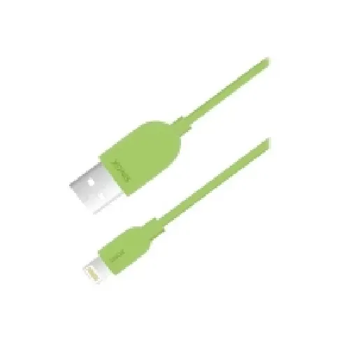 Bilde av best pris Sinox i-Media - Lightning-kabel - USB hann til Lightning hann - 1 m - grønn PC tilbehør - Kabler og adaptere - Datakabler