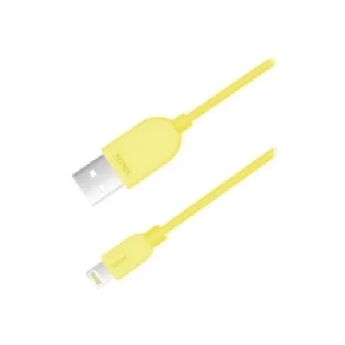 Bilde av best pris Sinox i-Media - Lightning-kabel - USB hann til Lightning hann - 2 m - gul PC tilbehør - Kabler og adaptere - Datakabler
