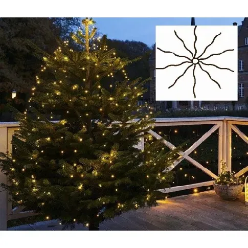 Bilde av best pris Sirius Knirke juletrelenke med 195 varmhvite lys Lyskjede