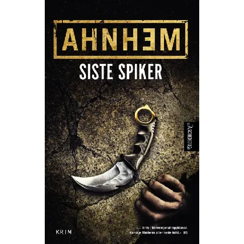 Bilde av best pris Siste spiker - En krim og spenningsbok av Stefan Ahnhem