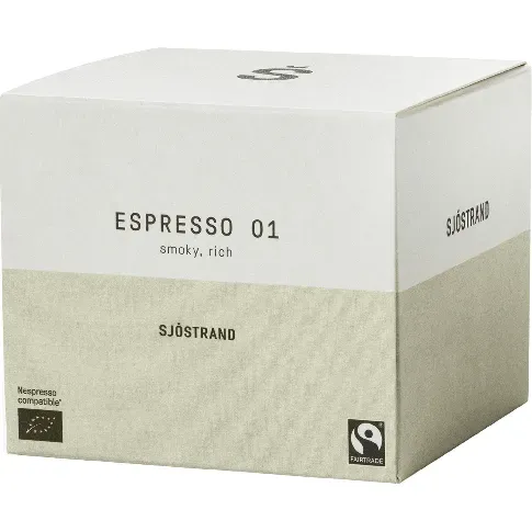 Bilde av best pris Sjöstrand N°1 Espresso Kapsler, 10-pack Kaffekapsler