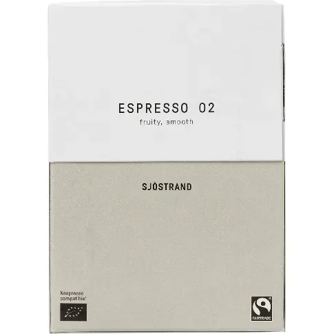 Bilde av best pris Sjöstrand N°2 Espresso Kapsler, 100-pack Kaffekapsler