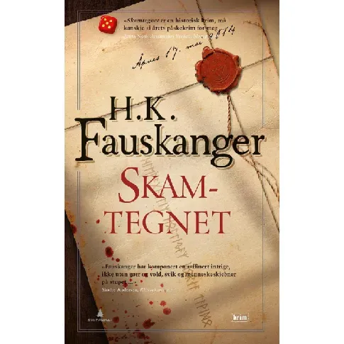 Bilde av best pris Skamtegnet - En krim og spenningsbok av H. K. Fauskanger