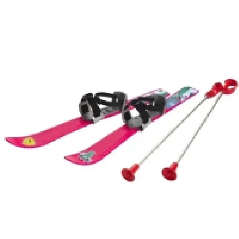 Bilde av best pris Ski til Børn 70 cm med skistave, Pink Sport & Trening - Ski/Snowboard - Ski