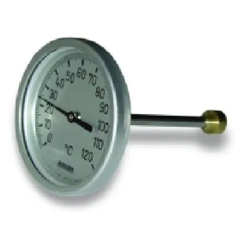 Bilde av best pris Skivetermometer ø65mm 100mm Rørlegger artikler - Rør og beslag - Trykkrør og beslag