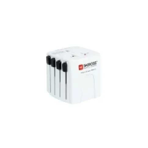 Bilde av best pris Skross MUV Micro, Universal, Universal, 100 - 250 V, 50 - 60 Hz, 2,5 A, Hvit PC tilbehør - Ladere og batterier - Strømforsyningsadapter