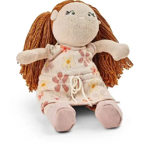 Bilde av best pris Smallstuff - Knitted Doll 30 cm Rose - Leker