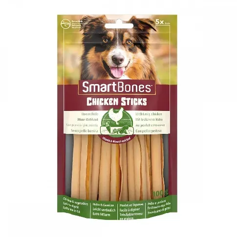 Bilde av best pris SmartBones Sticks Kylling 5-pk Hund - Hundegodteri - Hundebein