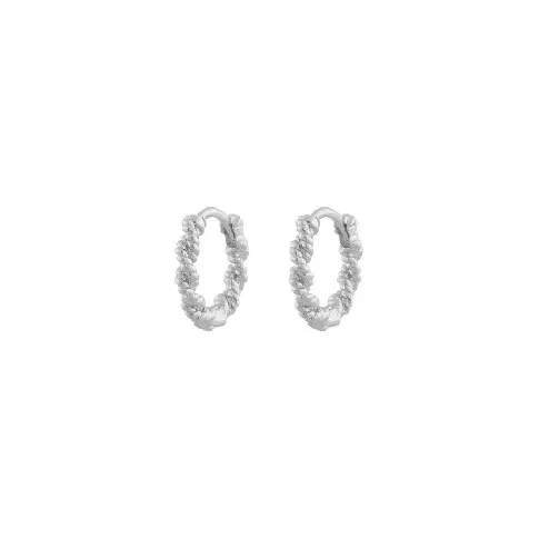 Bilde av best pris Snö Of Sweden Exibit Small Ring Ear Plain Silver 13mm Hjem & tilbehør - Smykker - Øredobber