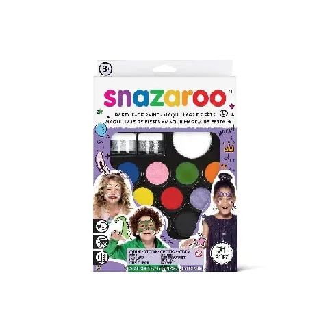 Bilde av best pris Snazaroo - Face Paint Kit Party Pack 20 Parts (791009) - Leker