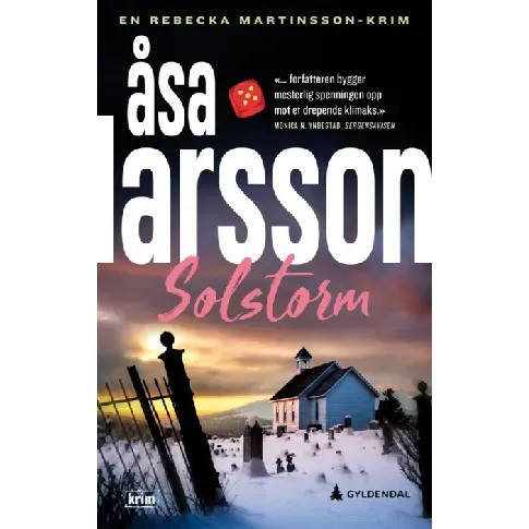 Bilde av best pris Solstorm - En krim og spenningsbok av Åsa Larsson