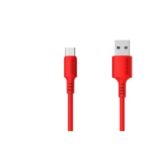 Bilde av best pris Somostel USB-A - USB-C USB-kabel 1,2 m Rød (SMS-BP06 USB - USB type C Rød) PC tilbehør - Kabler og adaptere - Datakabler