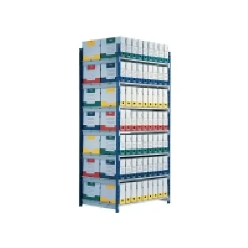 Bilde av best pris Stålreol Paperflow til lager og opbevaring 200x70 cm interiørdesign - Oppbevaringsmøbler - Bokhylle