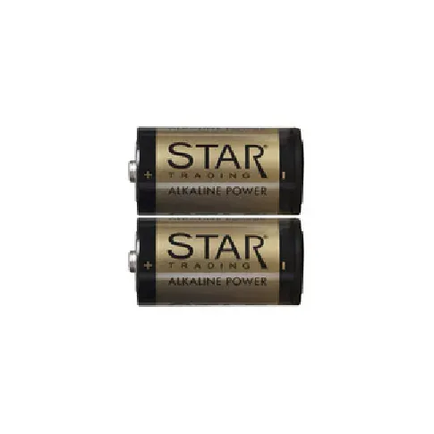 Bilde av best pris Star Trading Batteri C 1,5V Power Alkaline 2-pk Strikking, pynt, garn og strikkeoppskrifter