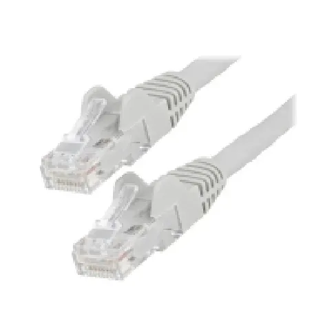 Bilde av best pris StarTech.com 15m LSZH CAT6 Ethernet Cable, 10 Gigabit Snagless RJ45 100W PoE Network Patch Cord with Strain Relief, CAT 6 10GbE UTP, Grey, Individually Tested/ETL, Low Smoke Zero Halogen - Category 6 - 24AWG - Koblingskabel - RJ-45 (hann) til RJ-45 (hann)
