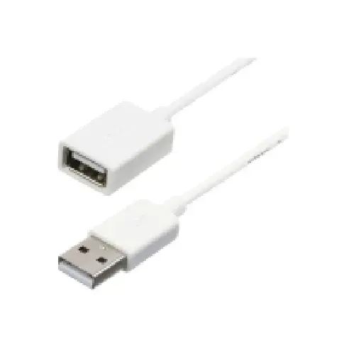 Bilde av best pris StarTech.com 3m White USB 2.0 Extension Cable Cord - A to A - USB Male to Female Cable - 1x USB A (M), 1x USB A (F) - White, 3 meter (USBEXTPAA3MW) - USB-forlengelseskabel - USB (hunn) til USB (hann) - USB 2.0 - 3 m - formstøpt - hvit - for P/N: MSDREADU2