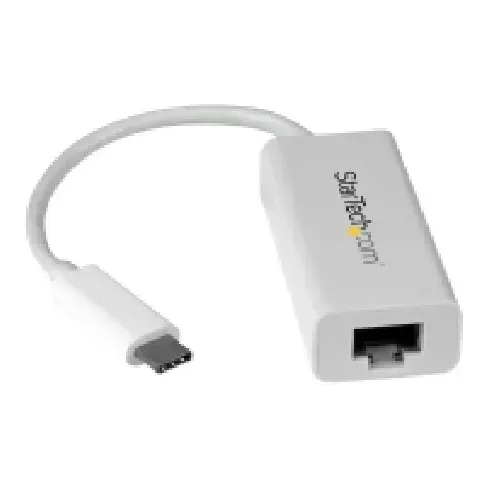 Bilde av best pris StarTech.com USB C to Gigabit Ethernet Adapter - White - USB 3.1 to RJ45 LAN Network Adapter - USB Type C to Ethernet (US1GC30W) - Nettverksadapter - USB-C - Gigabit Ethernet - hvit PC tilbehør - Nettverk - Nettverkskort