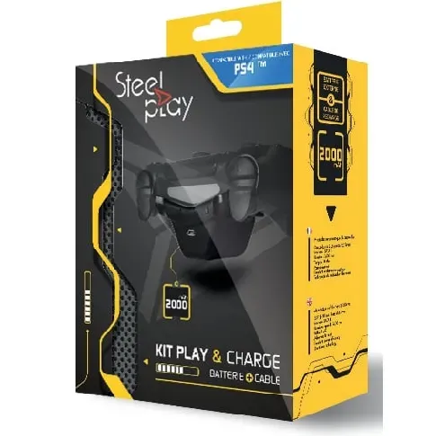 Bilde av best pris Steelplay Kit Play&Charge Powerbank - Videospill og konsoller
