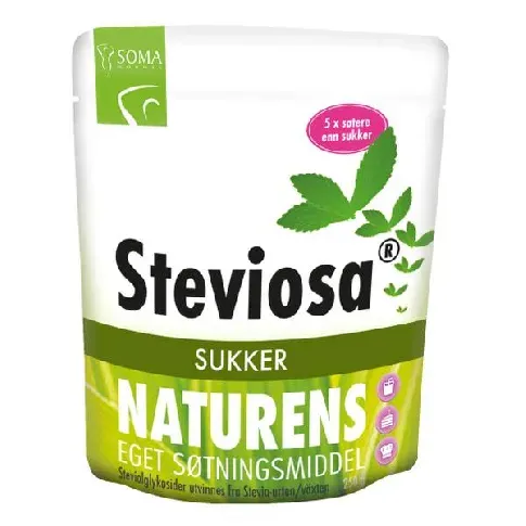 Bilde av best pris Steviosa Stevia Sukker - 250 gram Matvarer - Sunnere Desserter
