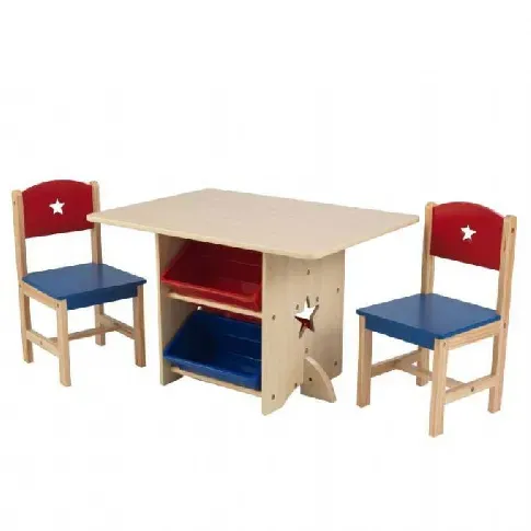 Bilde av best pris Stjerne lekebord med 2 stoler Kidkraft Barnemøbler 26912 Bord og stoler