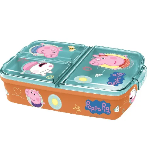Bilde av best pris Stor - Multi Compartment Sandwich Box - Peppa Pig (088808735-13920) - Leker