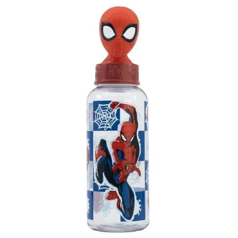 Bilde av best pris Stor - Water Bottle w/3D Figurine 560 ml - Spider-Man (088808723-74859) - Leker