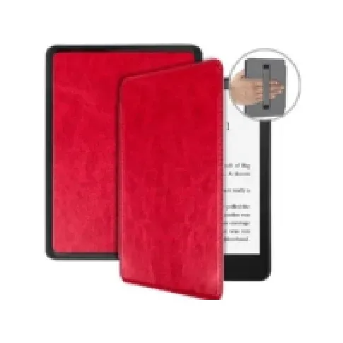 Bilde av best pris Strado nettbrettetui Strap Case for Kindle Paperwhite 5 (rød) universal TV, Lyd & Bilde - Bærbar lyd & bilde - Tilbehør