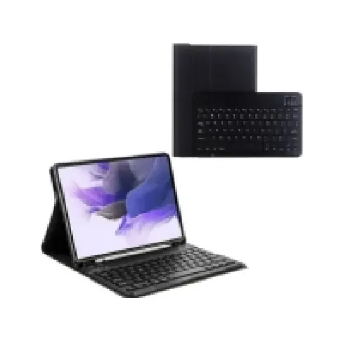 Bilde av best pris Strado nettbrettetui med tastatur til Samsung Galaxy Tab S7 FE/ S7 Plus - CFS7FE (sort) universal PC & Nettbrett - Nettbrett tilbehør - Deksel & vesker