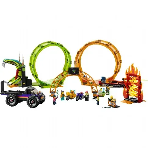 Bilde av best pris Stuntarena med dobbel løkke LEGO City Stuntz 60339 Byggeklosser