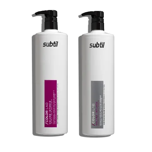 Bilde av best pris Subtil Color Lab Care - Volumizing Shampoo 1000 ml + Subtil Color Lab Care - Volumizing Mask/Conditioner 1000 ml - Skjønnhet