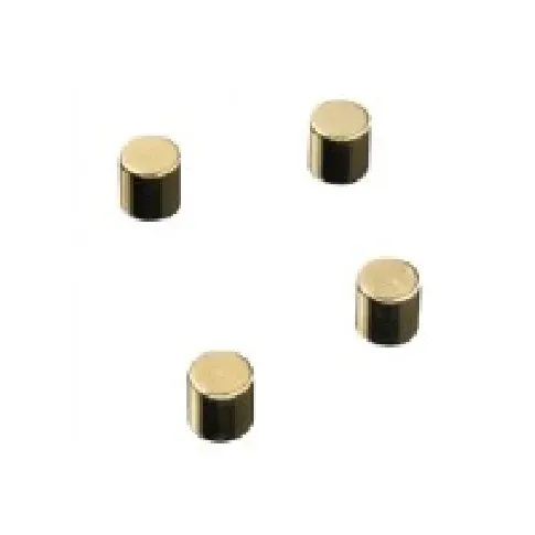 Bilde av best pris Super Stærke Magneter' cylinder guld Ø 1 x 1 cm - (4 stk.) interiørdesign - Tilbehør - Magneter