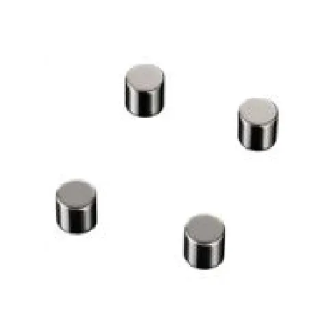 Bilde av best pris Super Stærke Magneter - cylinder i stål Ø1x1 cm - (4 stk.) interiørdesign - Tilbehør - Magneter