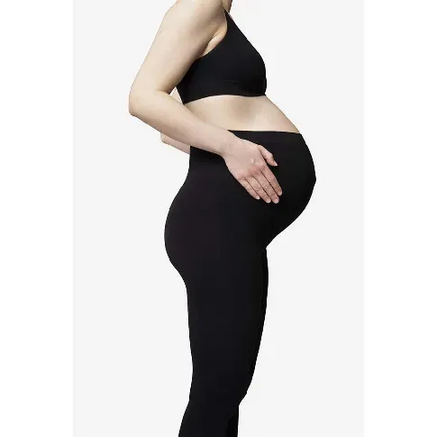 Bilde av best pris Svarte mamma leggings til gravide i bambus (økologisk dyrket) Mammaklær