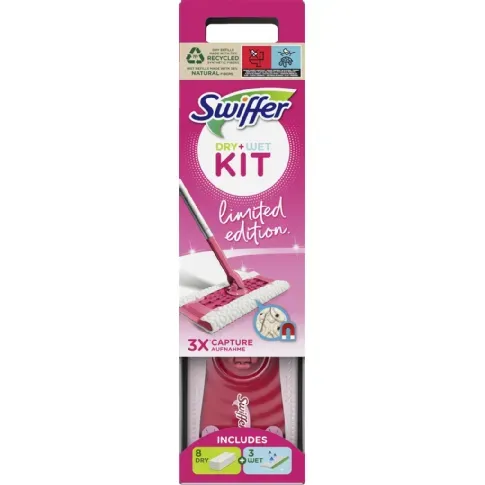 Bilde av best pris Swiffer Swiffer Sweeper Starter Kit mopp Pink Andre rengjøringsprodukter,Rengjøringsutstyr
