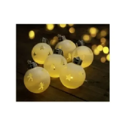 Bilde av best pris Sygonix Juletræsbelysning Indvendigt 1,5 V 1 SMD LED Varmhvid (Ø) 8 cm med fjernbetjening Belysning - Annen belysning - Lyslenker
