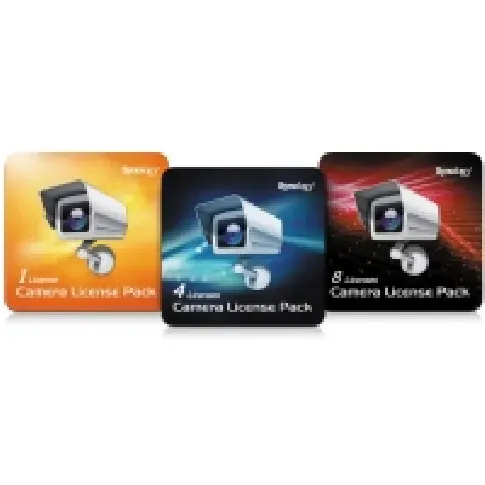 Bilde av best pris Synology Camera License Pack - Lisens - 4 kameraer PC tilbehør - Programvare - Lisenser