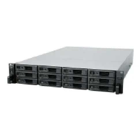 Bilde av best pris Synology UC3400 - NAS-server - 12 brønner - kan monteres i rack - RAID RAID 0, 1, 5, 6, 10, JBOD, 5 hot spare, 6 hot spare, 10 hot spare, 1 aktiv reservedel, RAID F1, F1 driftsklar reservedel - RAM 16 GB - Gigabit Ethernet / 10 Gigabit Ethernet - iSCSI st