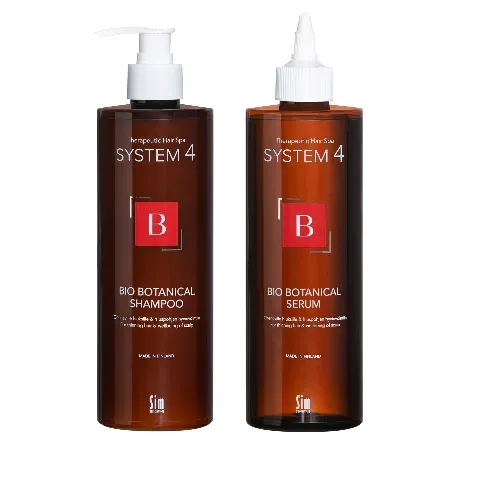 Bilde av best pris System 4 - Bio Botanical Shampoo 500 ml + System 4 - Bio Botanical Serum 500 ml - Skjønnhet